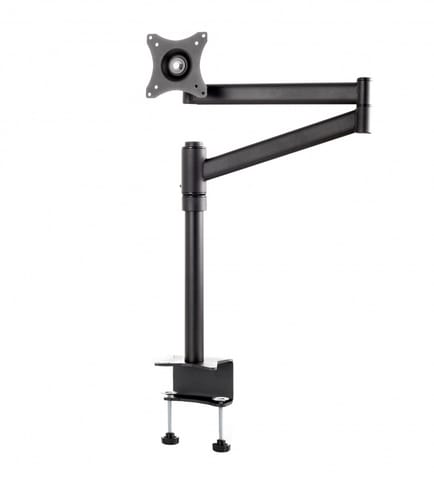 ⁨SV03 Uchwyt biurkowy z podwójnym ramieniem do monitorów 10-29 cali VESA 75x75 - 100x100⁩ w sklepie Wasserman.eu