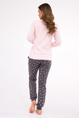 ⁨PIŻAMA CORNETTE PD-163/461 SNOW (kolor pudrowy róż, rozmiar M)⁩ w sklepie Wasserman.eu