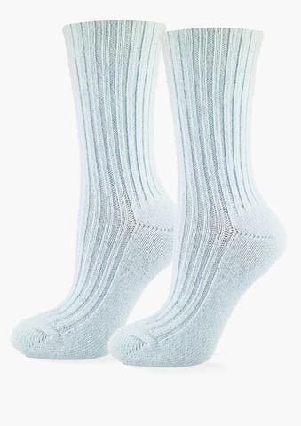 ⁨SKARPETY MARILYN ANGORA F27 (kolor Yellow, rozmiar uniwersalny)⁩ w sklepie Wasserman.eu