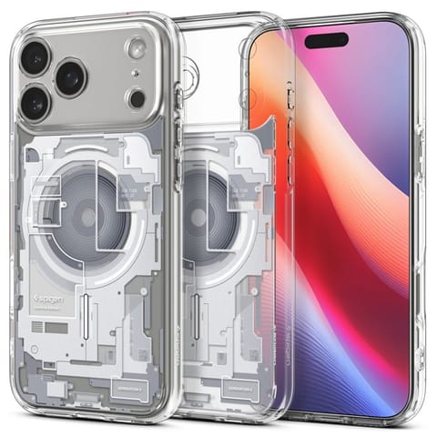 ⁨Spigen Ultra Hybrid Mag MagSafe - Etui do iPhone 17 Pro (Zero One White)⁩ w sklepie Wasserman.eu