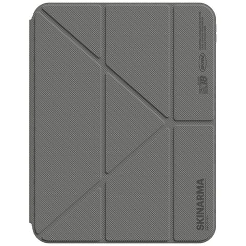 ⁨Etui Skinarma Zeta do iPad 11" A16       (2025) / iPad 10.9" 10 gen. (2022) szary⁩ w sklepie Wasserman.eu