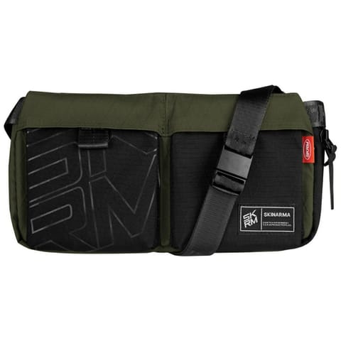⁨Torebka Crossbody Skinarma Jager         oliwkowy⁩ w sklepie Wasserman.eu
