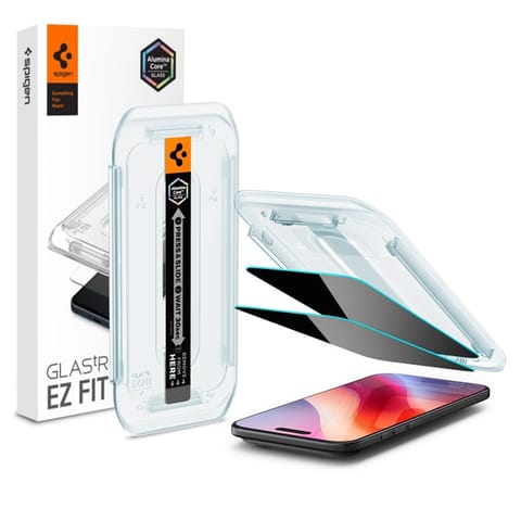 ⁨Spigen GLAS.TR EZ FIT Privacy 2-Pack - Szkło hartowane z filtrem prywatyzującym do iPhone Air (2 sztuki)⁩ w sklepie Wasserman.eu