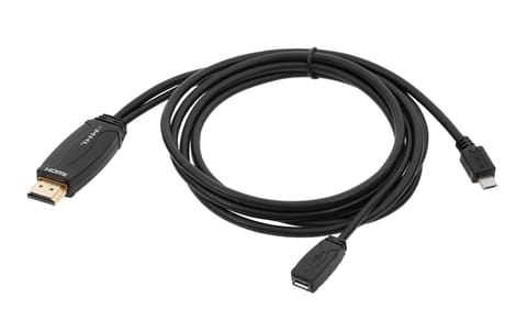 ⁨Kabel MHL  wtyk HDMI-micro USB  1.5M⁩ w sklepie Wasserman.eu