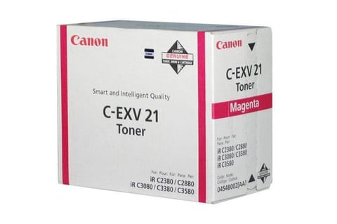 ⁨Canon Original Laser Toner Cartridge CEXV21, magenta, 14000s, 0454B002, Canon iR-C2880, 3380, 3880, 260g, O⁩ at Wasserman.eu