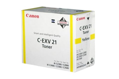 ⁨Canon C-EXV21 toner cartridge 1 pc(s) Original Yellow⁩ at Wasserman.eu
