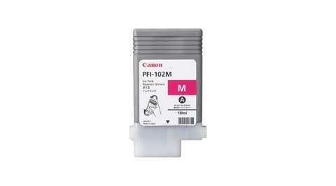 ⁨Canon oryginalny ink / tusz PFI102M, magenta, 130ml, 0897B001, Canon iPF-500, 600, 700⁩ w sklepie Wasserman.eu