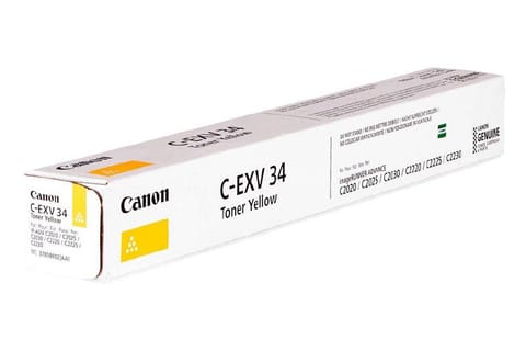 ⁨Toner cartridge CANON C-EXV34 Yellow 3785B002⁩ at Wasserman.eu