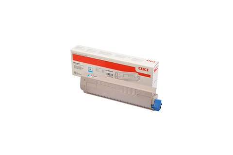⁨Toner 46443103 for C833/843 10K cyan⁩ at Wasserman.eu