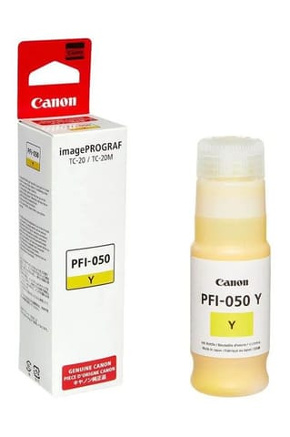 Canon oryginalna butelka ink / tusz PFI-050 Y, 5701C001, yellow, 70ml w sklepie Wasserman.eu