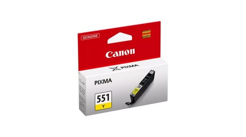 ⁨Canon CLI-551 Y Ink Cartridge, Yellow⁩ w sklepie Wasserman.eu