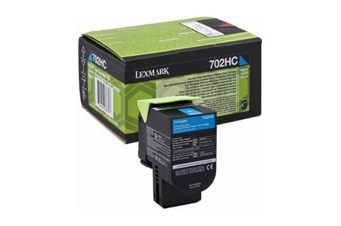 ⁨Lexmark 702HC R toner cartridge 1 pc(s) Original Cyan⁩ at Wasserman.eu