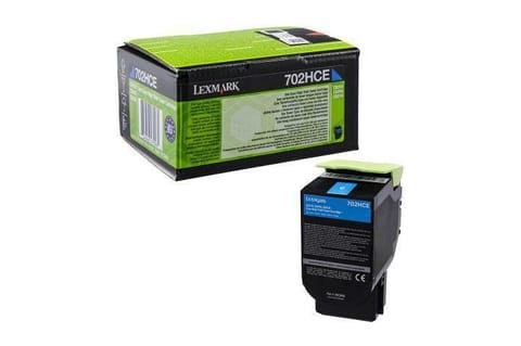 Lexmark 702HCE - Hjtydende - cyan - orig at Wasserman.eu