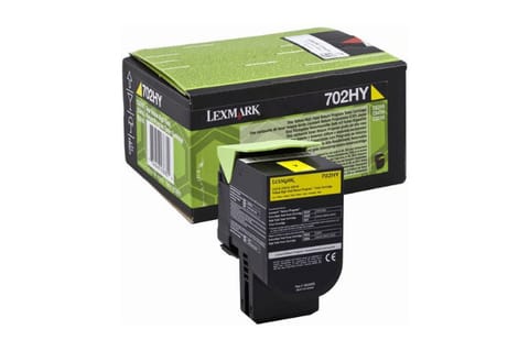 ⁨Lexmark 702HY R toner cartridge 1 pc(s) Original Yellow⁩ at Wasserman.eu