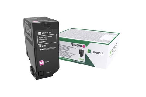 ⁨Lexmark 75B20M0 kaseta z tonerem 1 szt. Oryginalny Purpurowy⁩ w sklepie Wasserman.eu