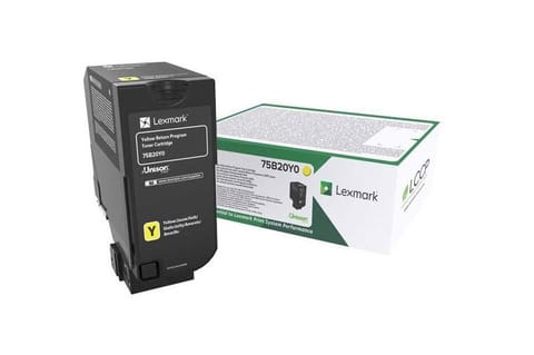 ⁨Lexmark oryginalny toner 75B20Y0, yellow, 10000s, return⁩ w sklepie Wasserman.eu