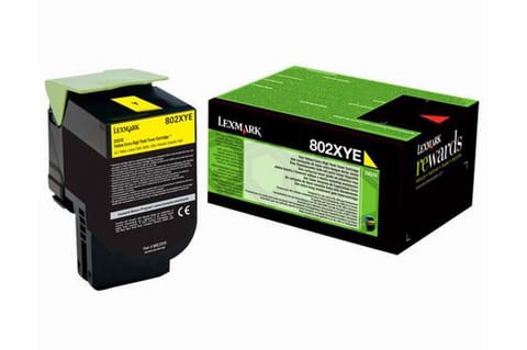 ⁨Lexmark 80C2XYE toner cartridge 1 pc(s) Original Yellow⁩ at Wasserman.eu