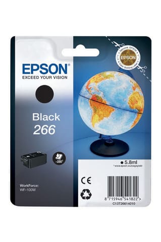 ⁨Epson oryginalny ink / tusz C13T26614010, 266, black, 5,8ml, Epson WF-100W⁩ w sklepie Wasserman.eu