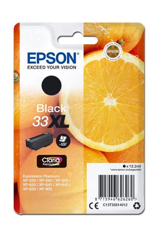 Ink Cartridge EPSON (33XL/C13T33514012) black 530str at Wasserman.eu
