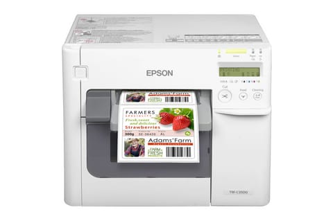 ⁨Epson TM-C3500 label printer Inkjet Colour 720 x 360 DPI 103 mm/sec Wired Ethernet LAN⁩ at Wasserman.eu