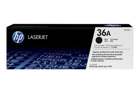 ⁨HP 36A Black Original LaserJet Toner Cartridge⁩ at Wasserman.eu