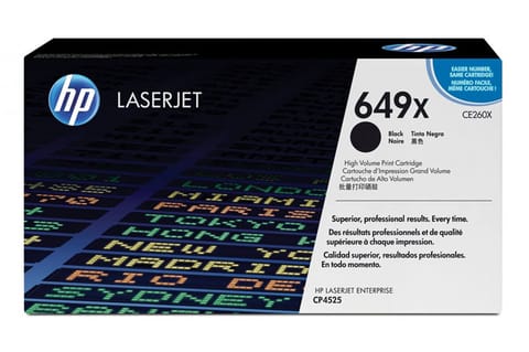 ⁨HP oryginalny toner CE260X, HP 649X, black, 17000s, high capacity⁩ w sklepie Wasserman.eu