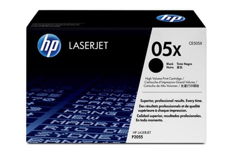 ⁨HP Original LaserJet Toner Cartridge CE505X, black, 6500s, HP 05X, high capacity, HP LaserJet P2055, O⁩ at Wasserman.eu