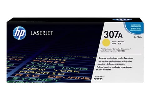 ⁨HP Color LaserJet Cartridge CE742A⁩ at Wasserman.eu