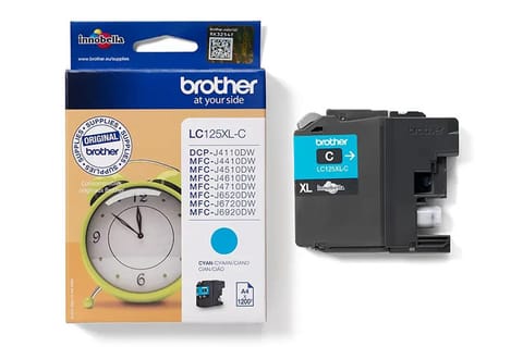 ⁨Brother LC-125XLC ink cartridge 1 pc(s) Original Cyan⁩ at Wasserman.eu