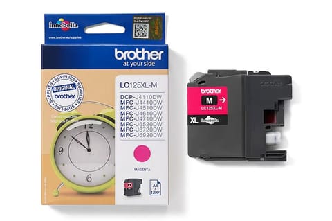 ⁨Brother LC-125XLM ink cartridge 1 pc(s) Original Extra (Super) High Yield Magenta⁩ at Wasserman.eu