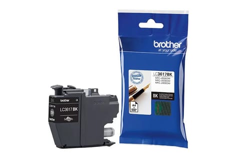 ⁨Tusz Brother czarny LC3617BK=LC-3617BK, 550 str.⁩ w sklepie Wasserman.eu