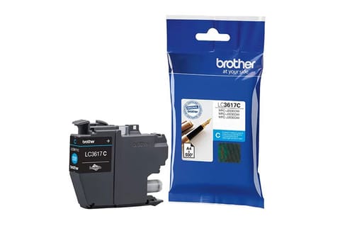 ⁨Ink Cartridge Brother blue LC3617C=LC-3617C, 550 p.⁩ at Wasserman.eu