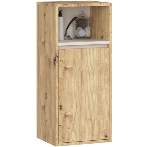 ⁨SZAFKA ŁAZIENKOWA WISZĄCA VAMI W35 1D 1W DĄB ARTISAN / KASZMIR⁩ w sklepie Wasserman.eu