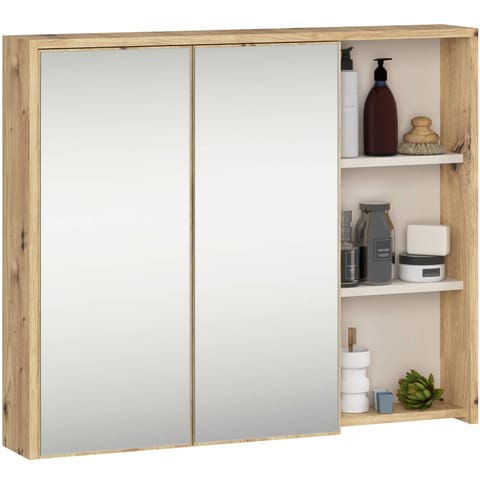 ⁨SZAFKA ŁAZIENKOWA WISZĄCA VAMI W90 2D 3P LO DĄB ARTISAN / KASZMIR⁩ w sklepie Wasserman.eu