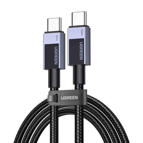 ⁨Kabel USB-C do USB-C Ugreen L512, Power Delivery, 5A, 1m, 480Mbps (gwiezdna szarość)⁩ w sklepie Wasserman.eu