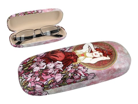 ⁨Etui na okulary - A. Mucha, Kamienie Szlachetne, Ametyst (CARMANI)⁩ w sklepie Wasserman.eu