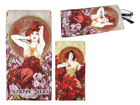 ⁨Etui na okulary, miękkie - A. Mucha, Kamienie Szlachetne, Topaz (CARMANI)⁩ w sklepie Wasserman.eu