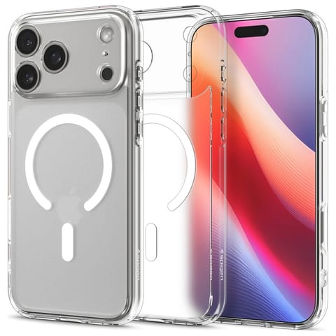 ⁨Etui Spigen Ultra Hybrid Mag MagSafe do  iPhone 17 Pro frost biały⁩ w sklepie Wasserman.eu