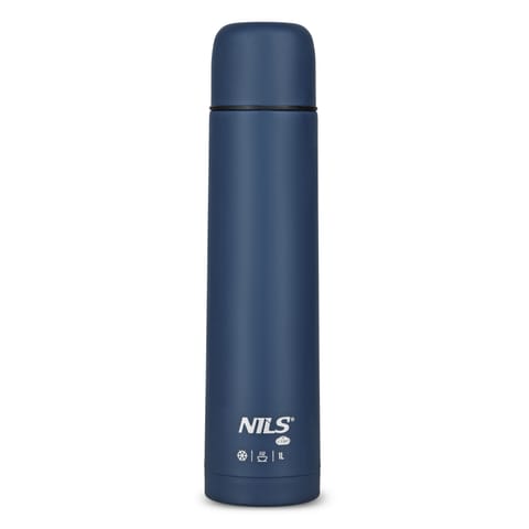⁨NC3804 TERMOS TURYSTYCZNY 1000 ML NIEBIESKI NILS CAMP⁩ w sklepie Wasserman.eu