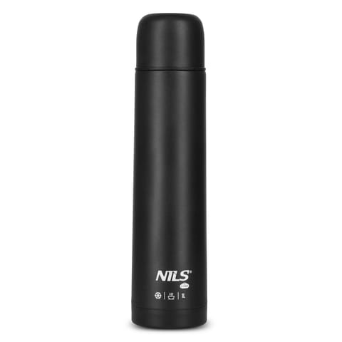 ⁨NC3804 TERMOS TURYSTYCZNY 1000 ML CZARNY NILS CAMP⁩ w sklepie Wasserman.eu