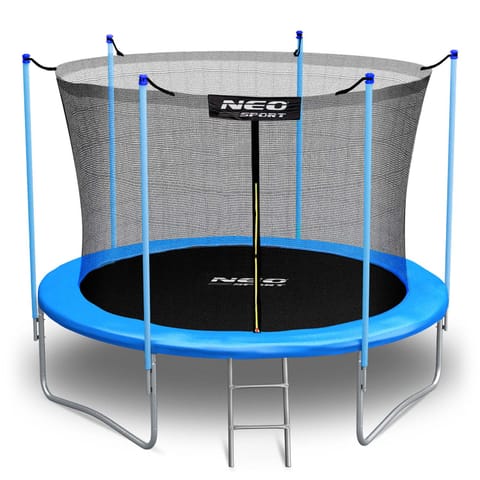 ⁨Trampolina ogrodowa 8ft/252cm z siatką wewnętrzną i drabinką Neo-Sport⁩ w sklepie Wasserman.eu