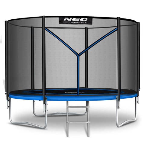 ⁨Trampolina ogrodowa 10ft/312cm z siatką zewnętrzną i drabinką Neo-Sport⁩ w sklepie Wasserman.eu