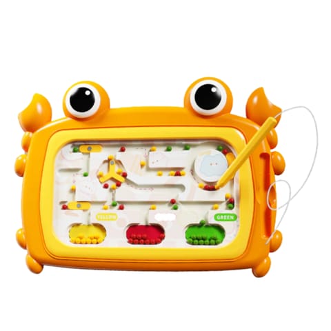 ⁨WOOPIE Tablica Magnetyczna Montessori Labirynt Krab Pomarańczowa⁩ w sklepie Wasserman.eu
