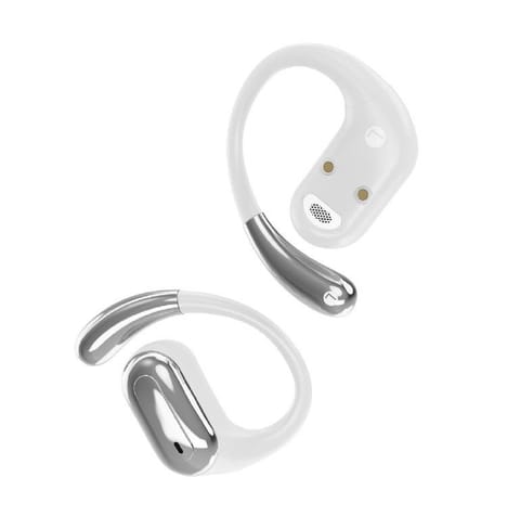 ⁨Słuchawki douszne Gembird TWS OWS-01-BK open-ear z mikrofonem białe⁩ w sklepie Wasserman.eu