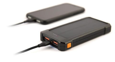 ⁨Power bank solarny Gembird PB10-SOLAR-1 10000 mAh czarny⁩ w sklepie Wasserman.eu