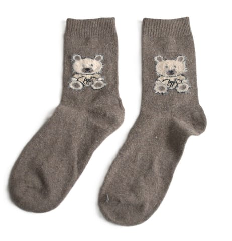 ⁨SKARPETY MARILYN ANGORA F32 (kolor brown, rozmiar uniwersalny)⁩ w sklepie Wasserman.eu