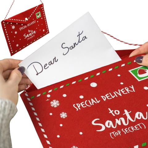 ⁨KOPERTA ŚWIĄTECZNA LIST DO ŚWIĘTEGO MIKOŁAJA FILCOWA 26x16CM SPECIAL DELIVERY⁩ w sklepie Wasserman.eu