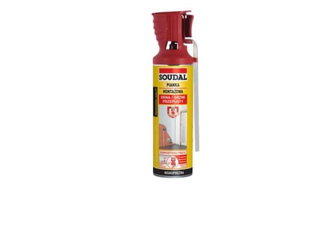 PIANKA MONTAŻOWA WĘŻYKOWA SOUDAL GENIUS GUN 500ML w sklepie Wasserman.eu