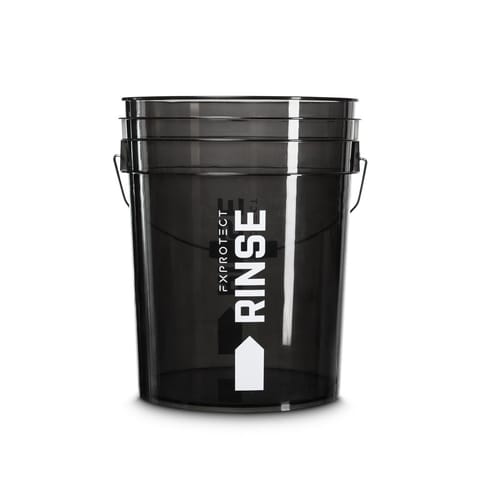⁨FX Protect Wash Bucket RINSE Black 20L - wiadro detailingowe do mycia⁩ w sklepie Wasserman.eu