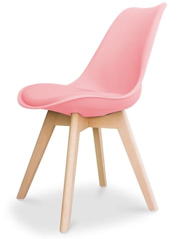 ⁨Krzesło skandynawskie MONZA PINK PU⁩ w sklepie Wasserman.eu